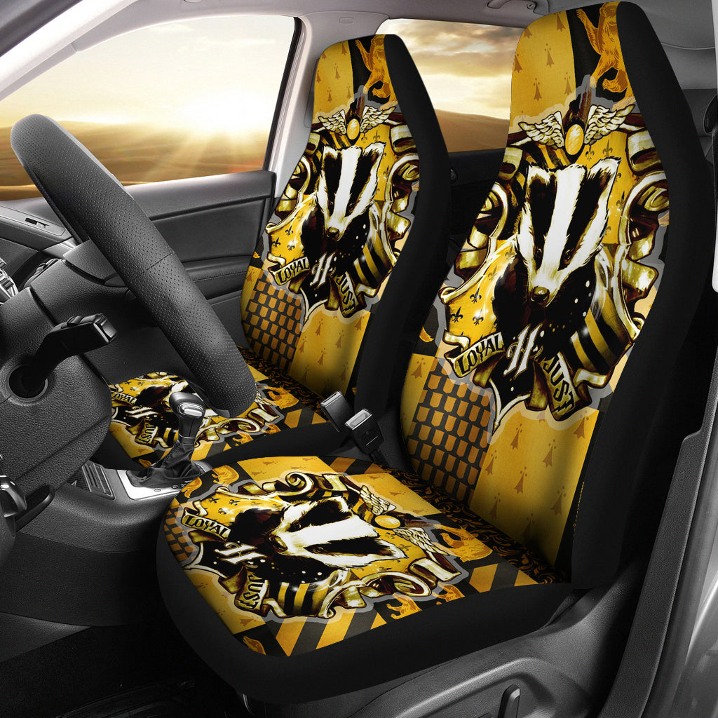 Hufflepuff Loyal Harry Potter Car Seat Cover Nearkii