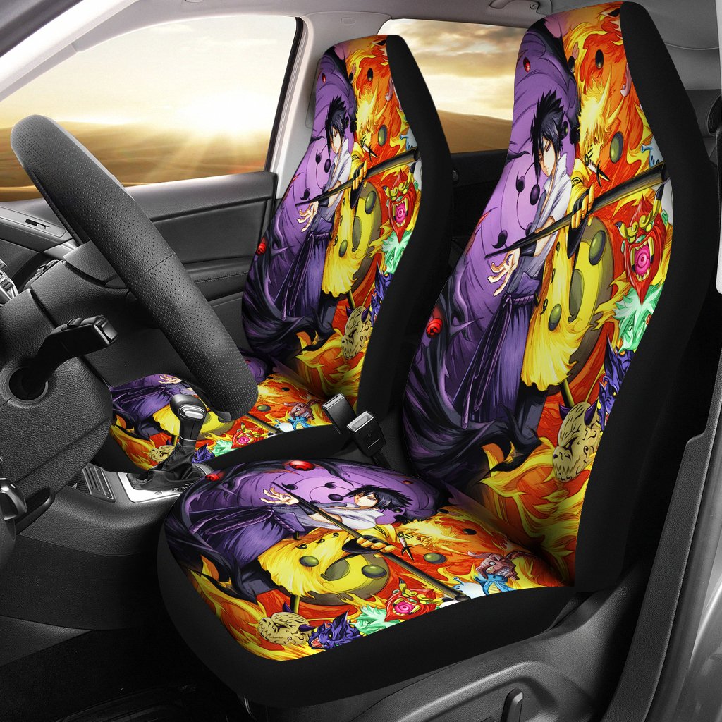 Naruto Sasuke Car Seat Covers Amazing Best Gift Idea Nearkii