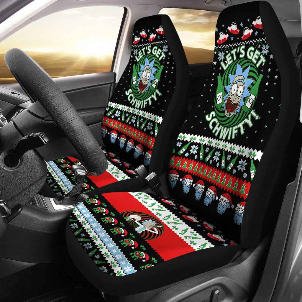 Rick Morty Christmas Premium Custom Car Seat Covers Decor Protectors Nearkii