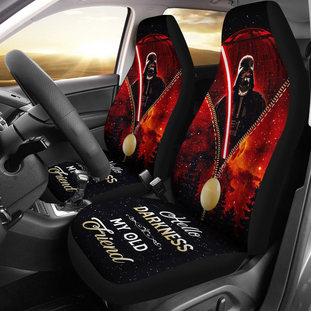 Red Darth Vader Death Star Darkness Premium Custom Car Seat Covers Decor Protectors Nearkii