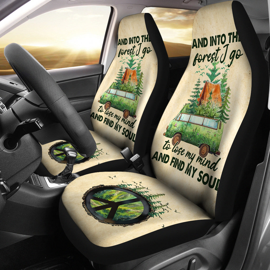 And Into The Forest I Go Premium Custom Car Seat Covers Decor Protectors Nearkii