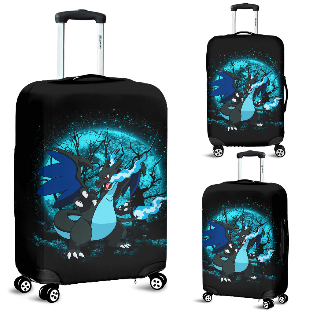 Charizard Mega X Moonlight Luggage Cover Suitcase Protector Nearkii