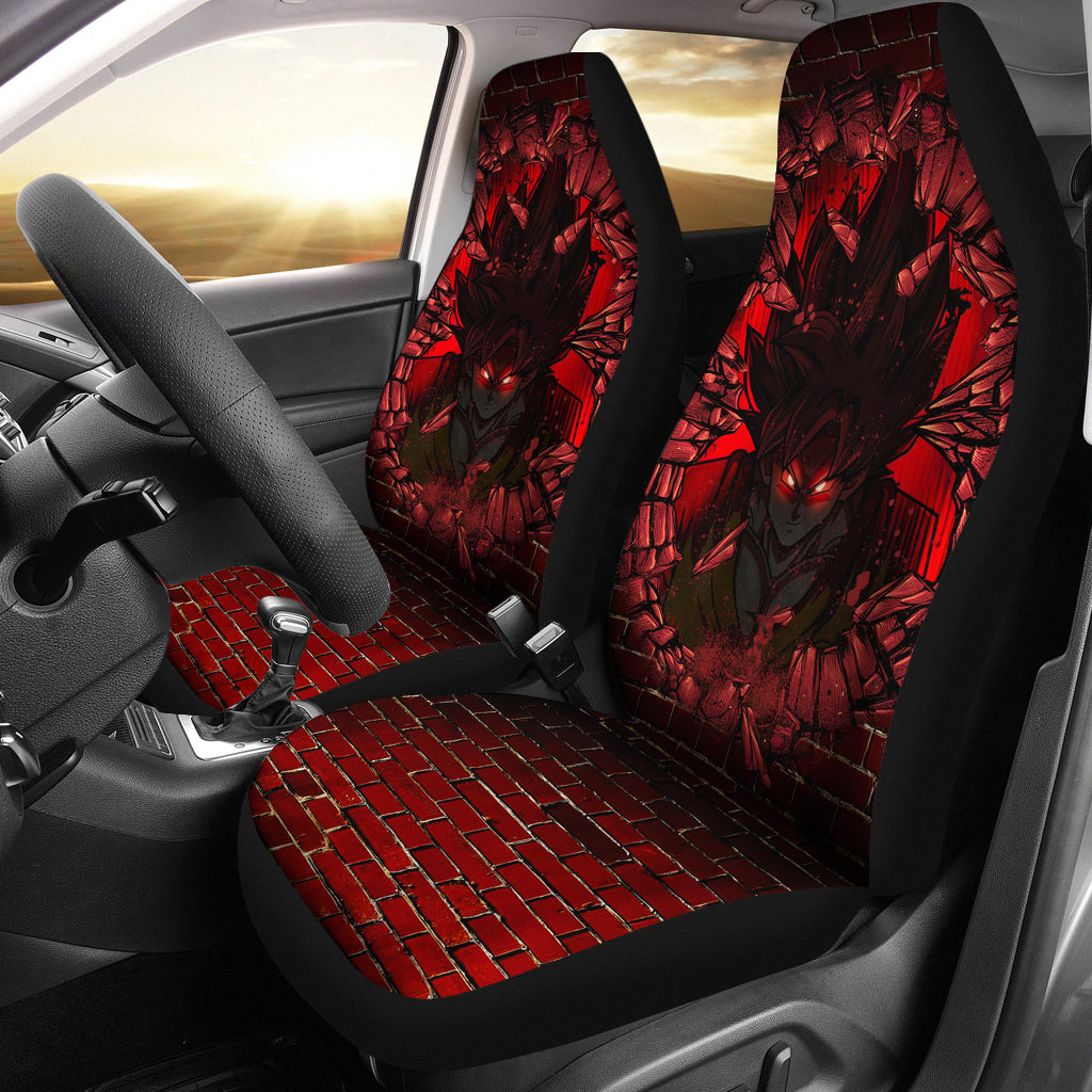 Goku Break Wall Car Seat Covers Nearkii