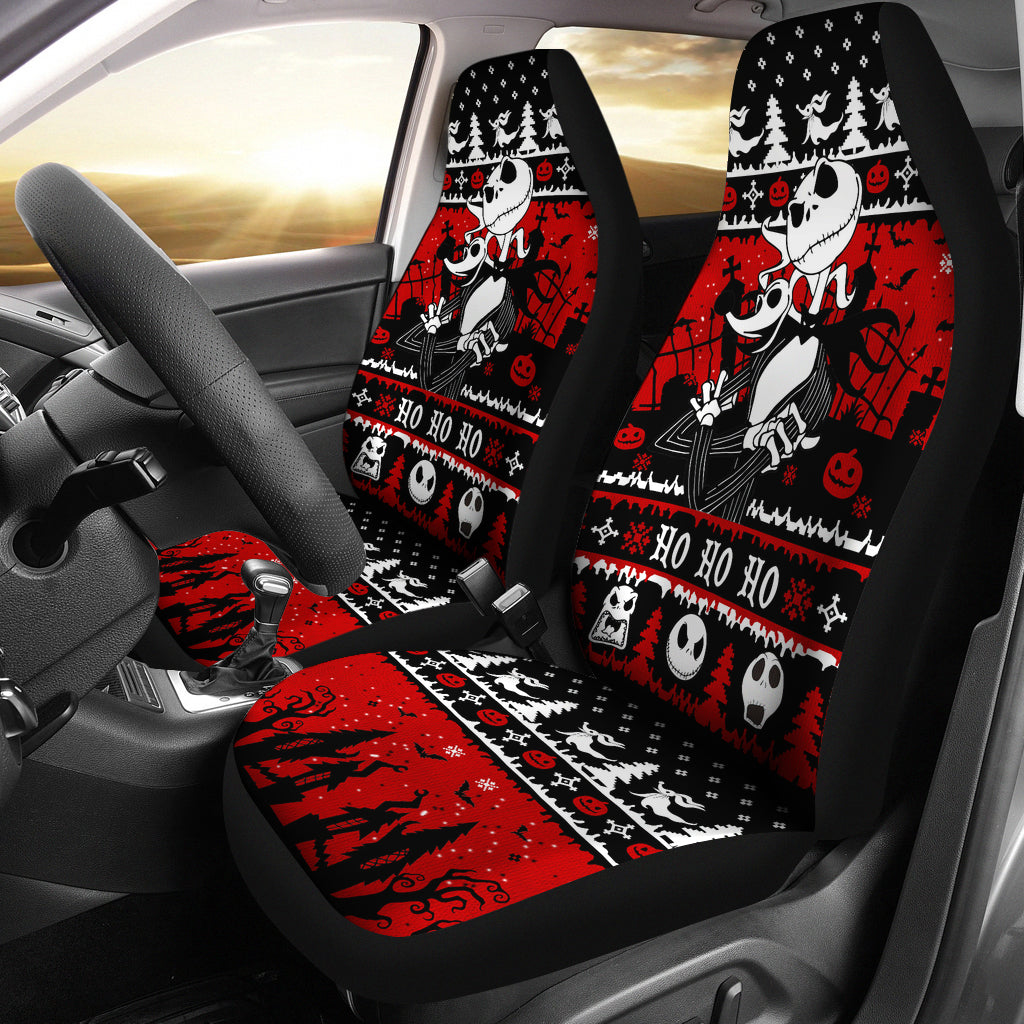 Christmas Jack Nightmare Before Christmas Style Premium Custom Car Seat Covers Decor Protectors Nearkii