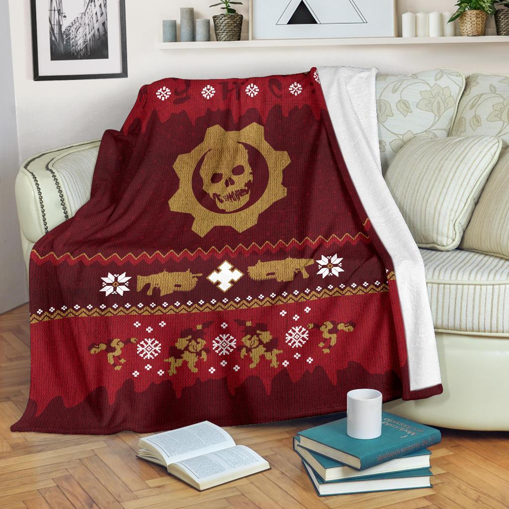 Empire Sign Ugly Christmas Custom Blanket Home Decor Nearkii