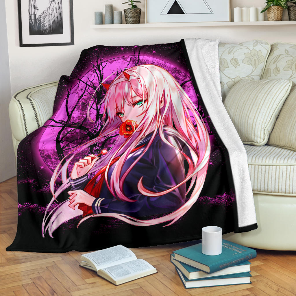 Zero Two Moonlight Premium Blanket Nearkii