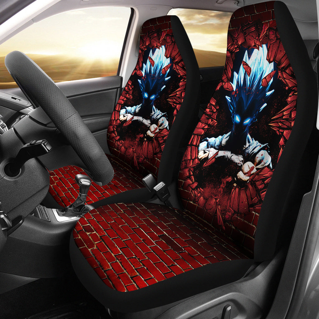 Vegeta Break Wall Car Seat Covers Nearkii