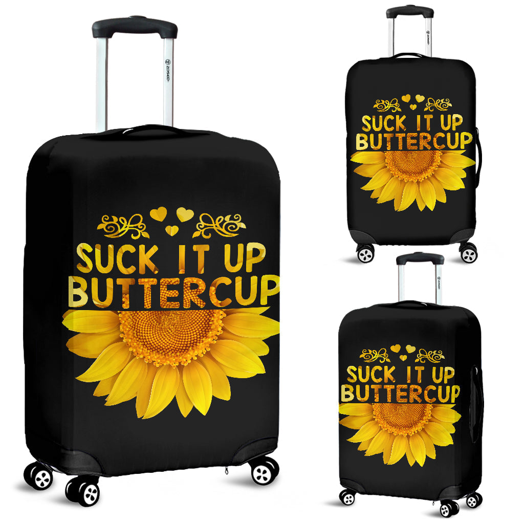 Sunflowers Shut It Up Luggage Cover Suitcase Protector Suitcase Protector Nearkii