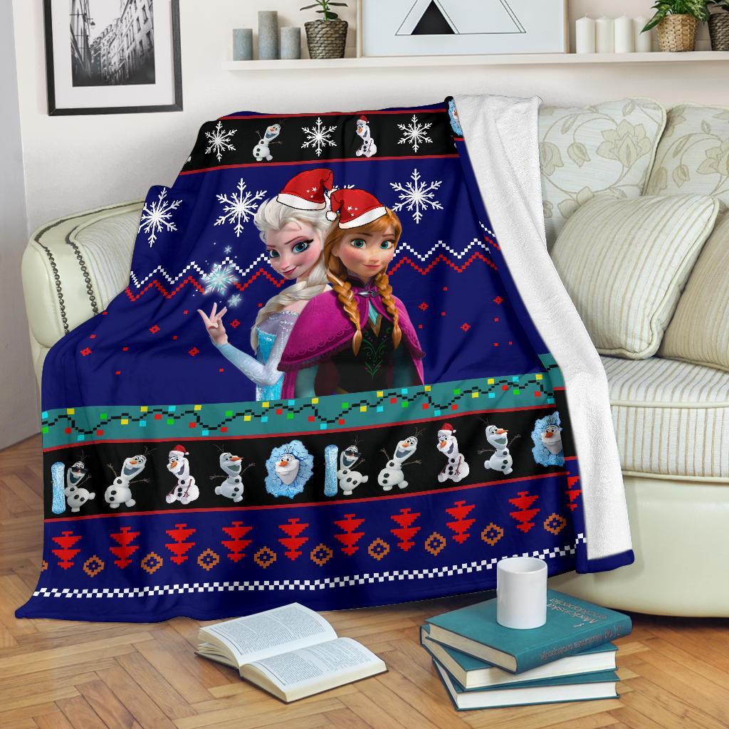 Frozen Christmas Blanket Amazing Gift Idea Nearkii