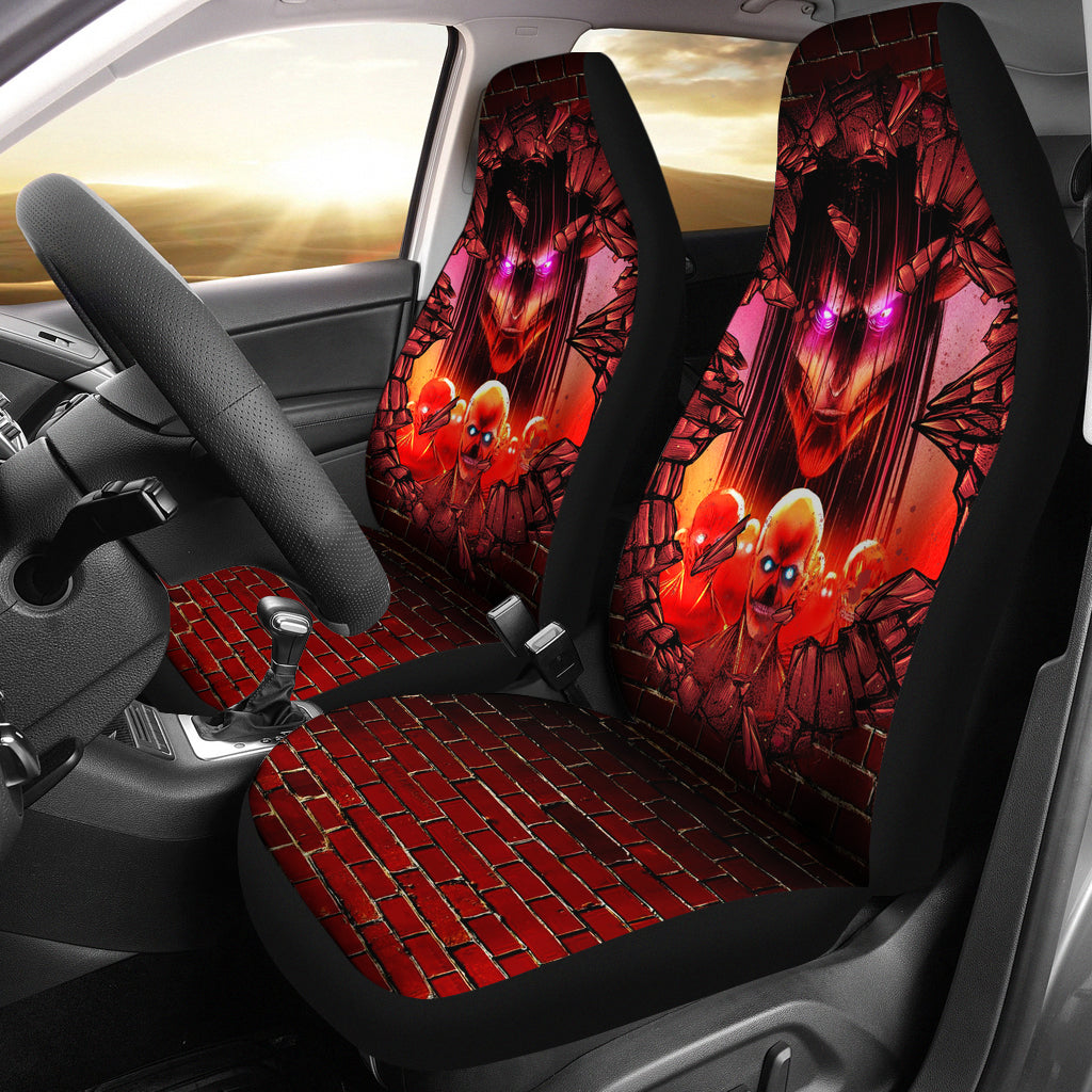 Eren Attack On Titans Founding Titans Break Wall Car Seat Covers Nearkii