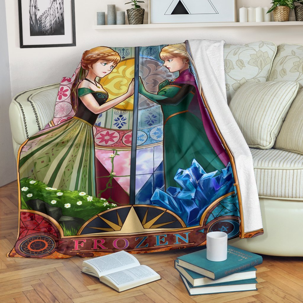 Elsa Anna Frozen Premium Blanket Nearkii