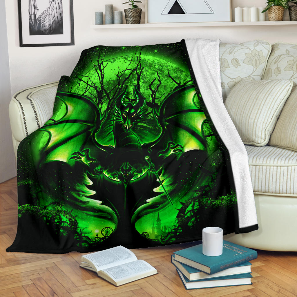 Maleficent Moonlight Premium Blanket Nearkii