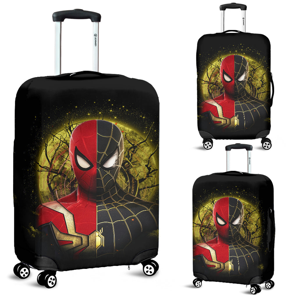 Spiderman Black Suit No Way Home Moonlight Luggage Cover Suitcase Protector Nearkii