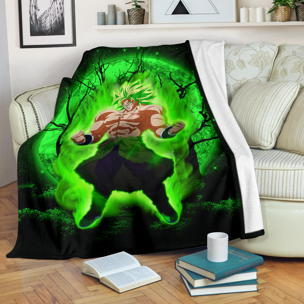 Broly Moonlight Premium Blanket Nearkii