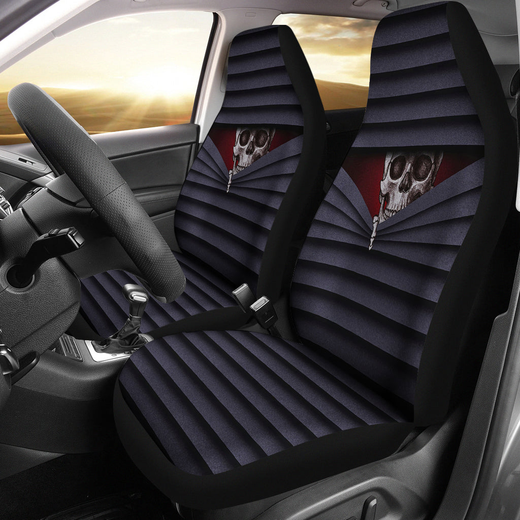 Skull Hiding Zipper Car Seat Covers Nearkii