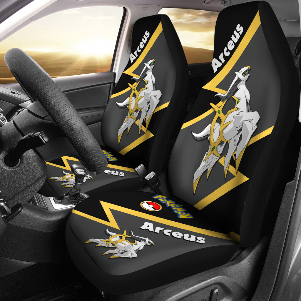 Arceus Pokemon Premium Custom Car Seat Covers Decor Protectors Nearkii