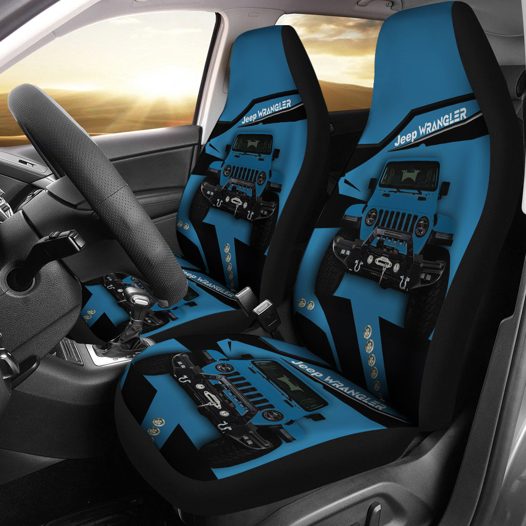 Jeep Blue Premium Custom Car Seat Covers Decor Protectors Nearkii