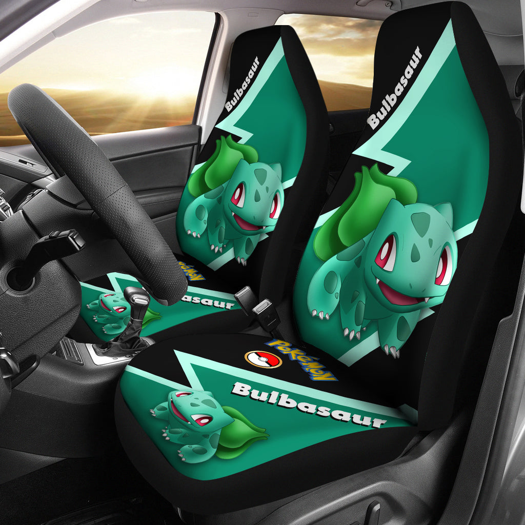 Bulbasaur Pokemon Premium Custom Car Seat Covers Decor Protectors Nearkii