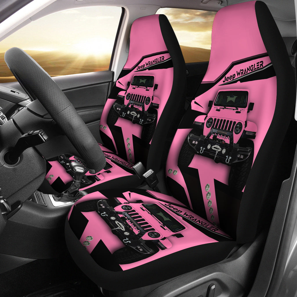 Pink Jeep Premium Custom Car Seat Covers Decor Protectors Nearkii