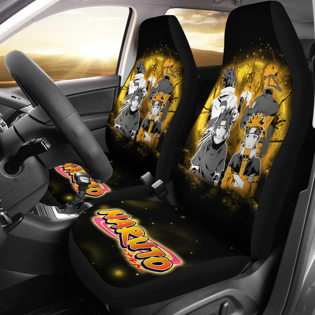 Naruto Sasuke 1 Moonlight Premium Custom Car Seat Covers Decor Protectors Nearkii