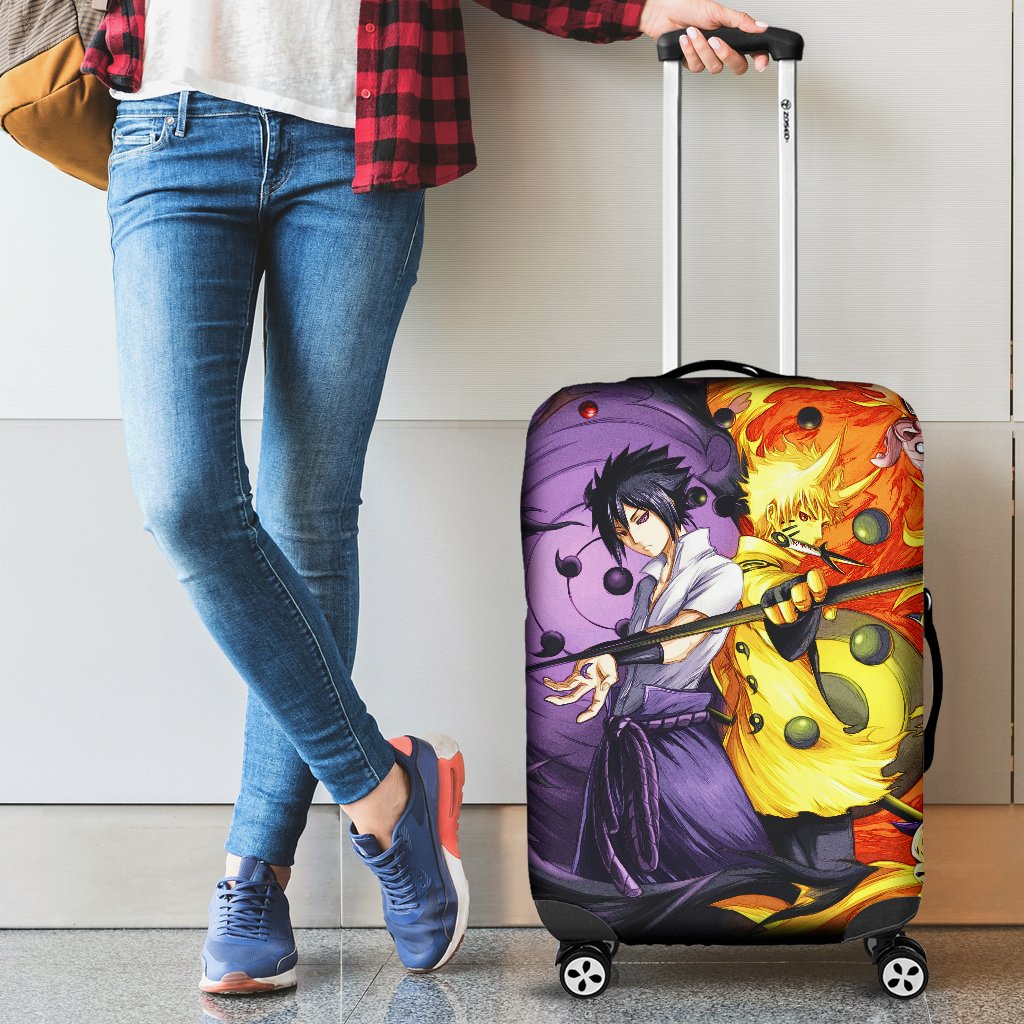 Naruto Sasuke Luggage Cover Suitcase Protector Nearkii