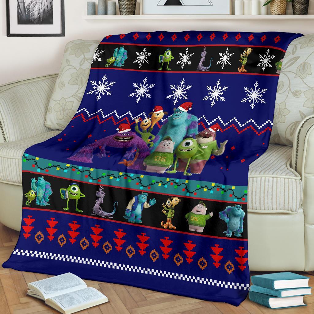 Monsters University Christmas Blanket Amazing Gift Idea Nearkii