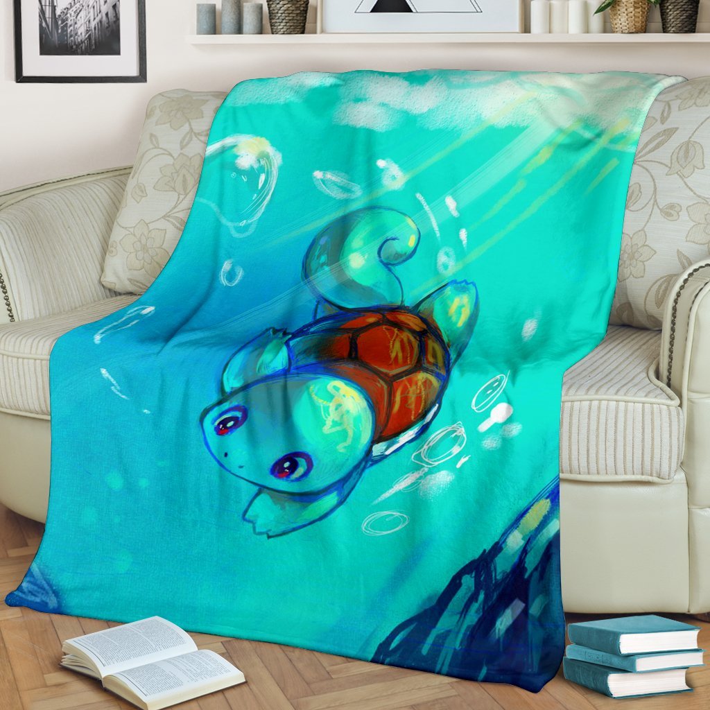 Squirtle Premium Blanket Nearkii