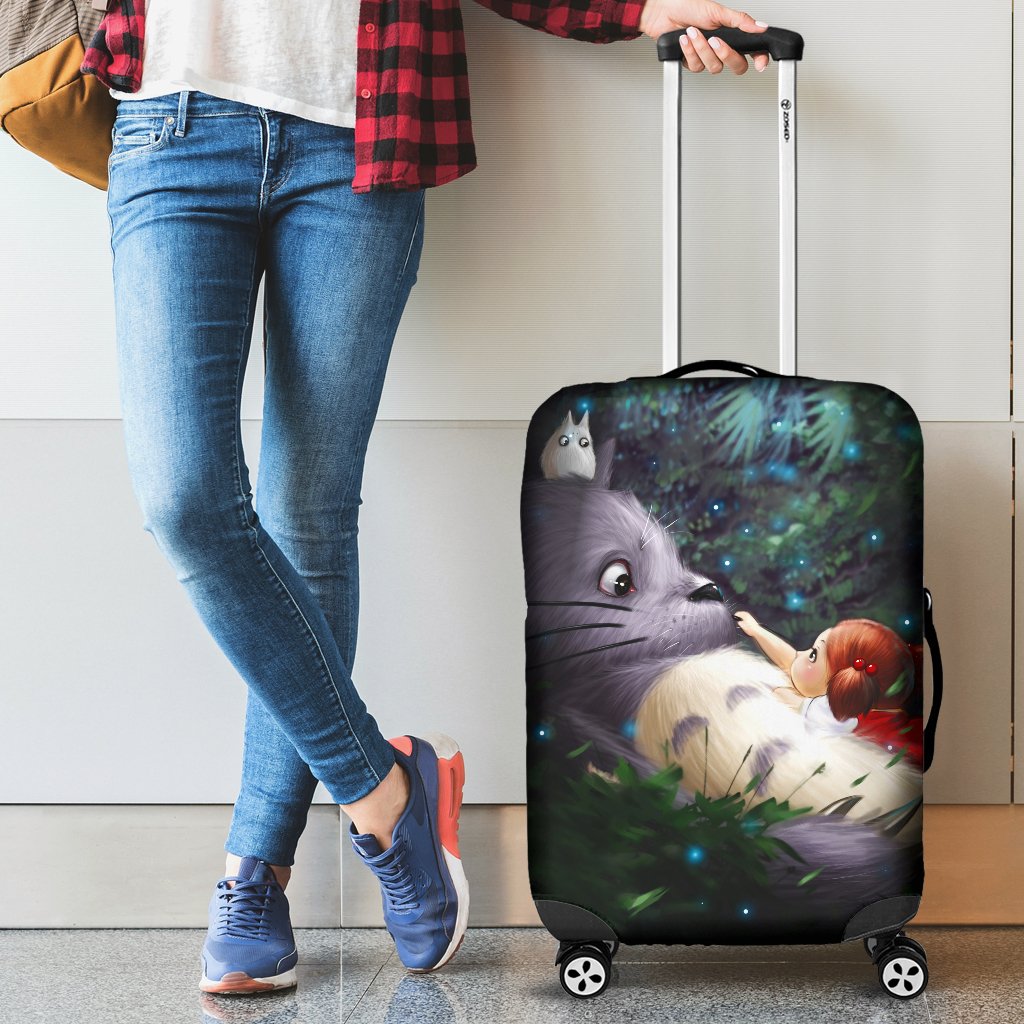 Totoro Relax Luggage Cover Suitcase Protector Nearkii