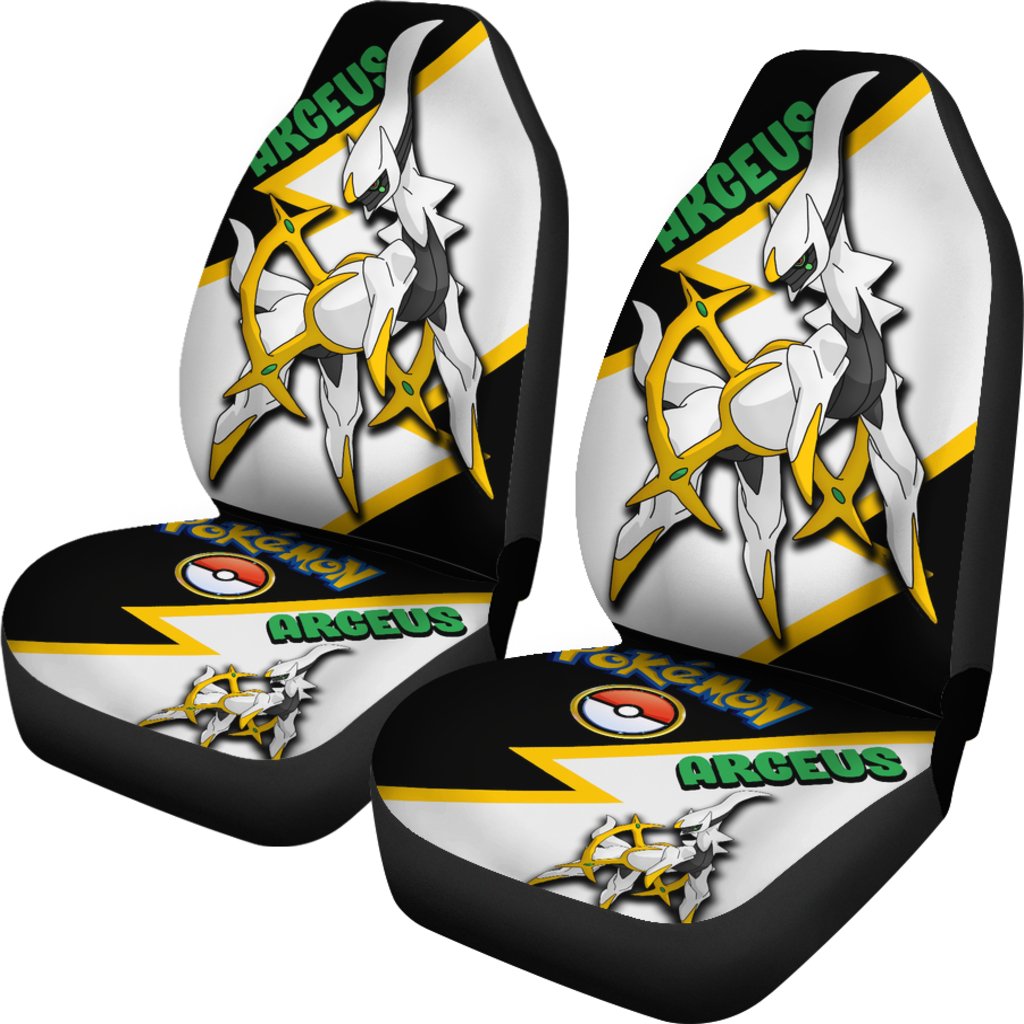 Arceus Car Seat Covers Custom Anime Pokemon Car Accessories Nearkii