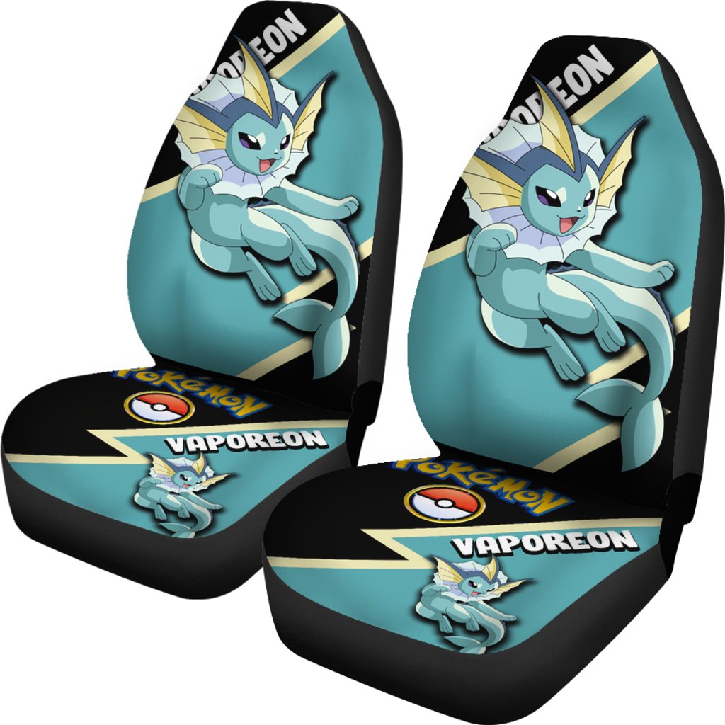 Vaporeon Car Seat Covers Custom Anime Pokemon Car Accessories Nearkii