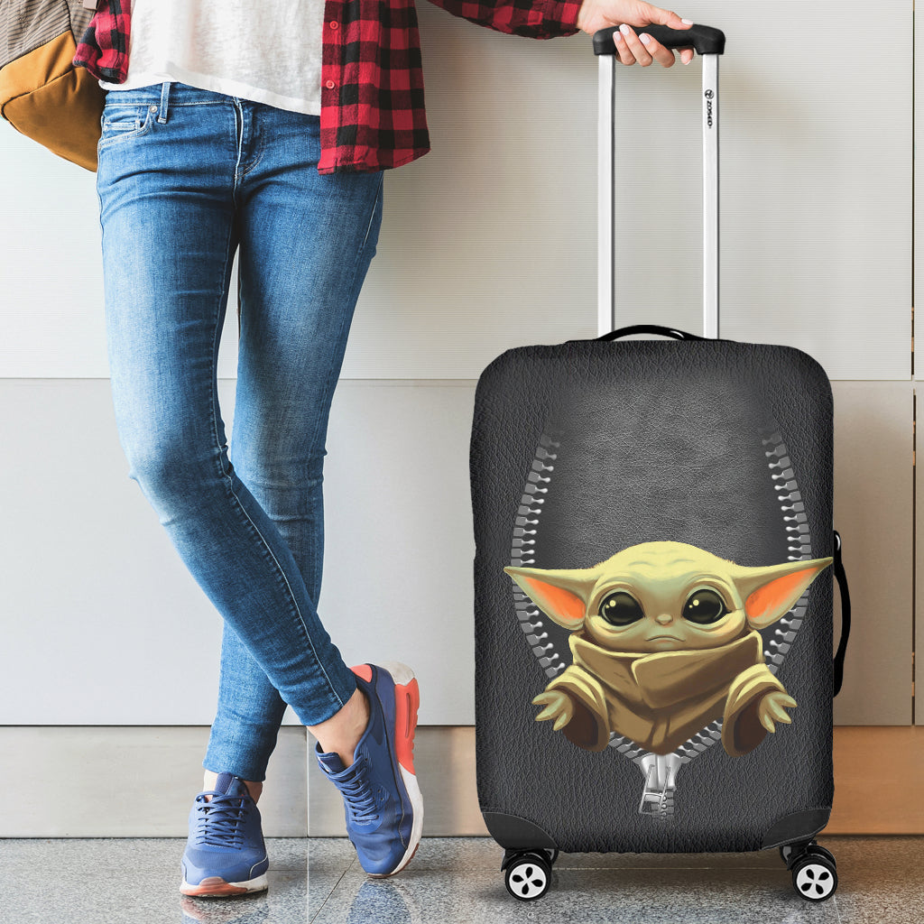 Baby Yoda Zip Luggage Cover Suitcase Protector Nearkii