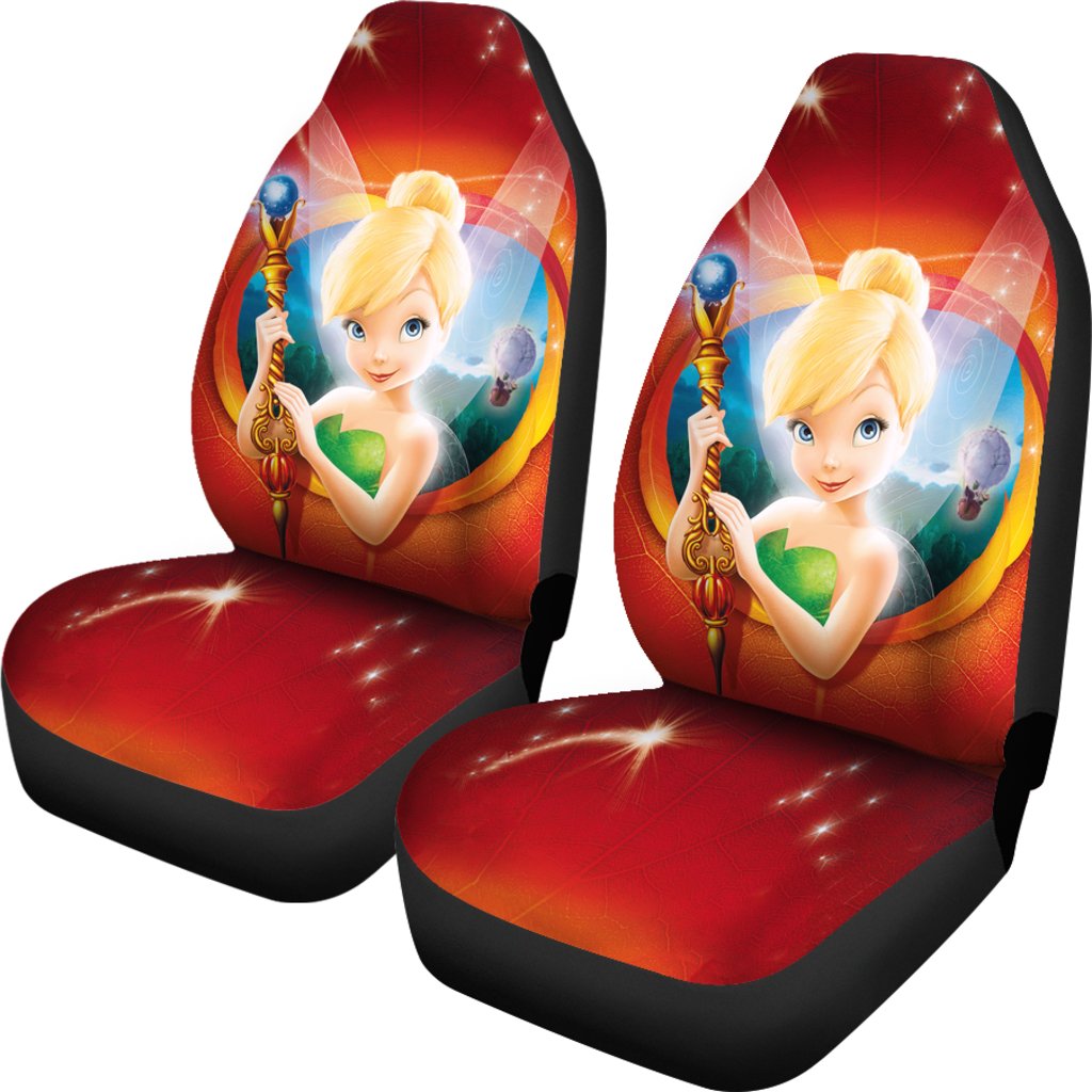 Tinkerbell Car Premium Custom Car Seat Covers Decor Protectors Nearkii