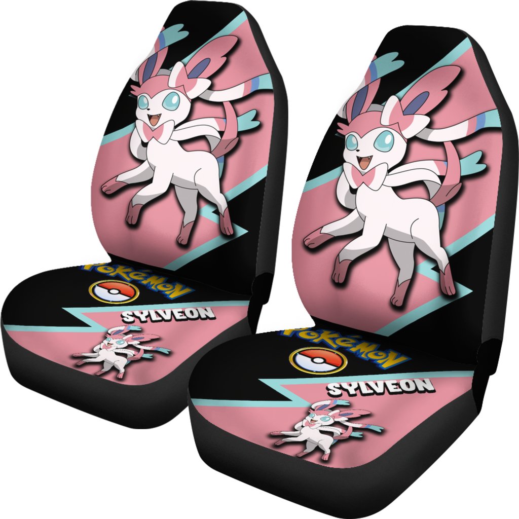 Sylveon Car Seat Covers Custom Anime Pokemon Car Accessories Nearkii