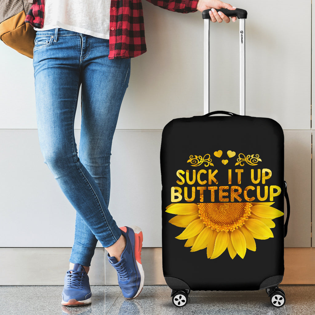 Sunflowers Shut It Up Luggage Cover Suitcase Protector Suitcase Protector Nearkii