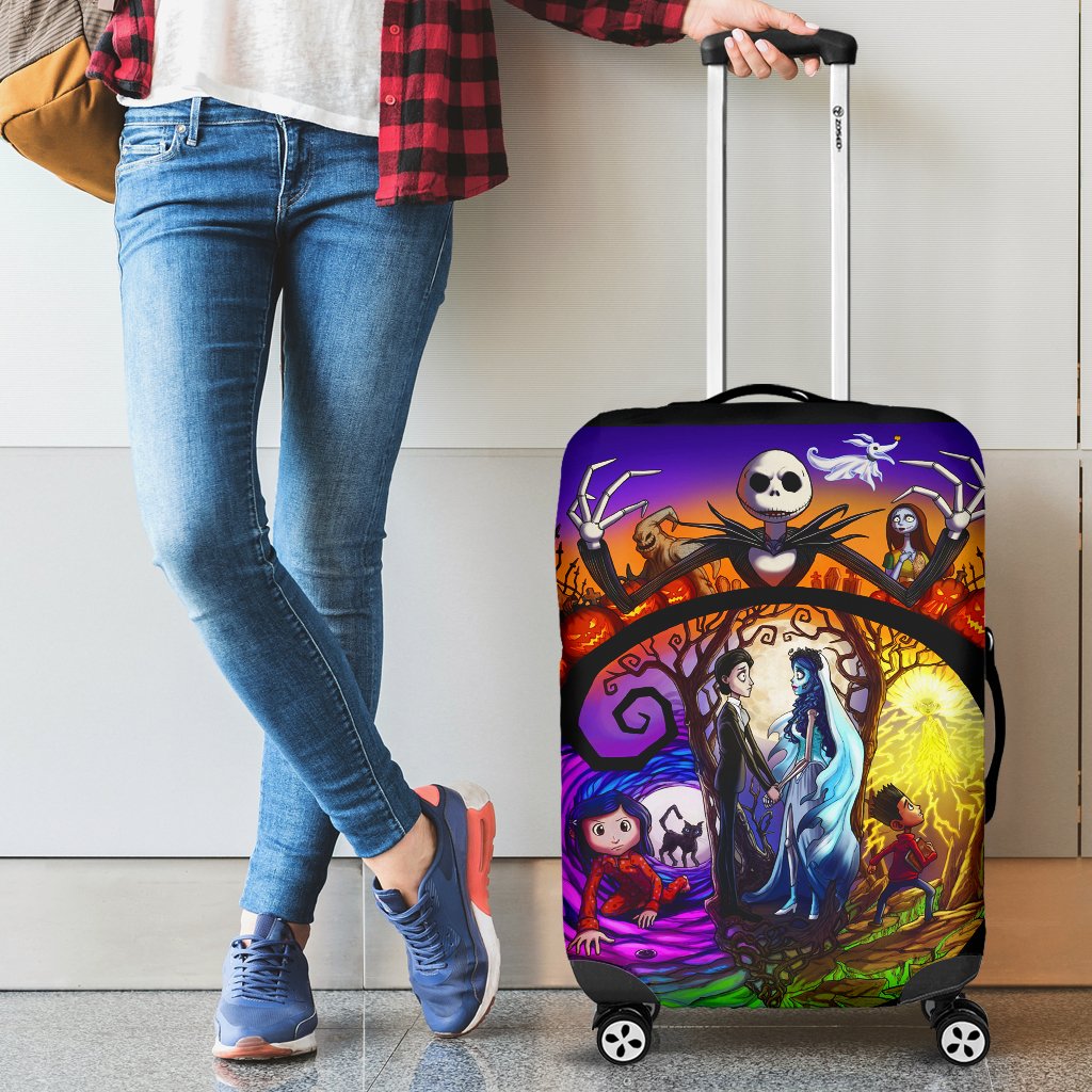 Nightmare Before Christmas Luggage Cover Suitcase Protector 5 Nearkii