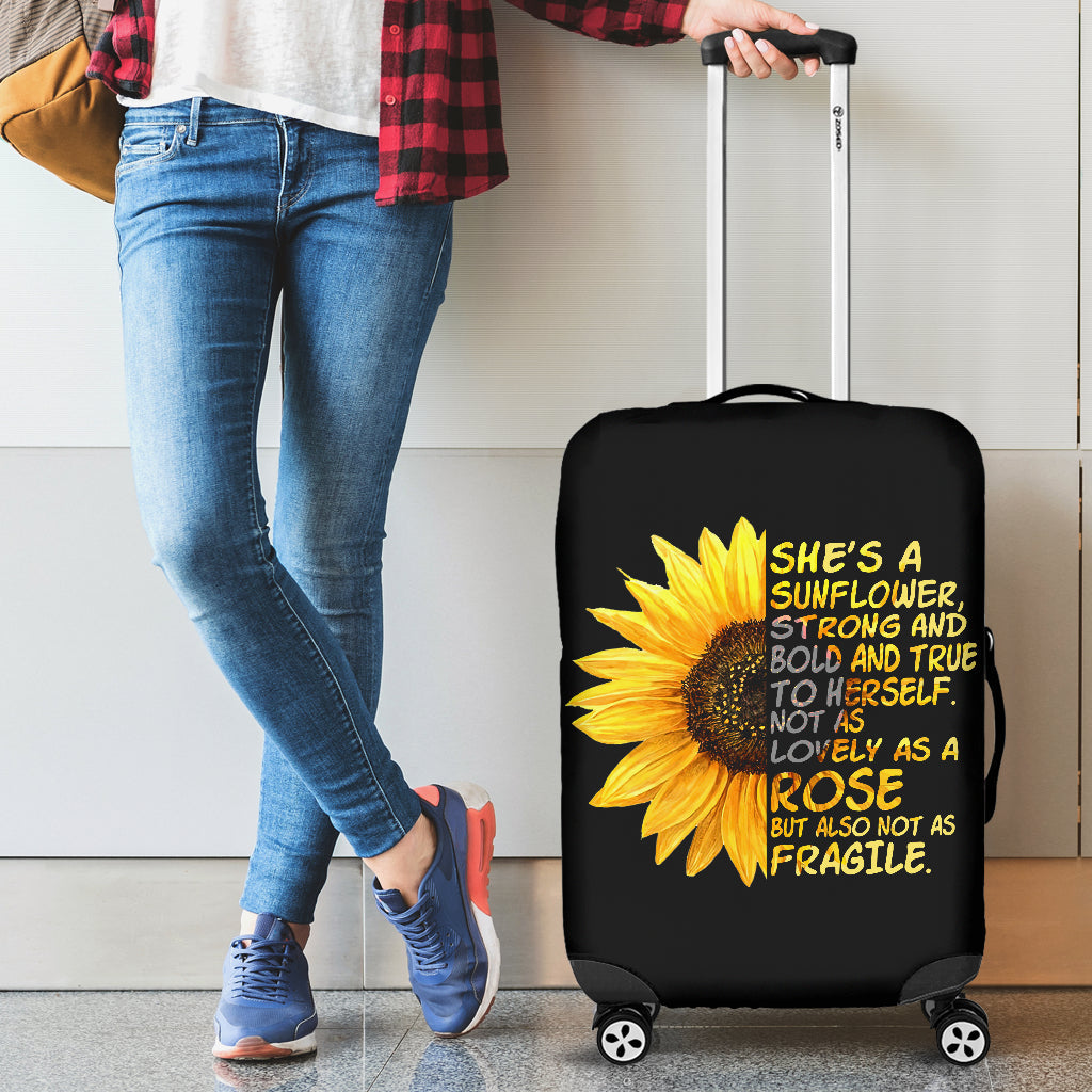 Sunflowers She'S A Sunflower Luggage Cover Suitcase Protector Suitcase Protector Nearkii