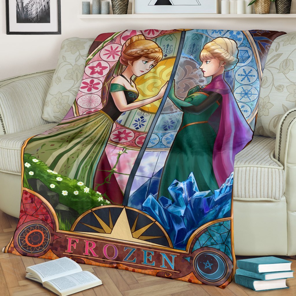 Elsa Anna Frozen Premium Blanket Nearkii