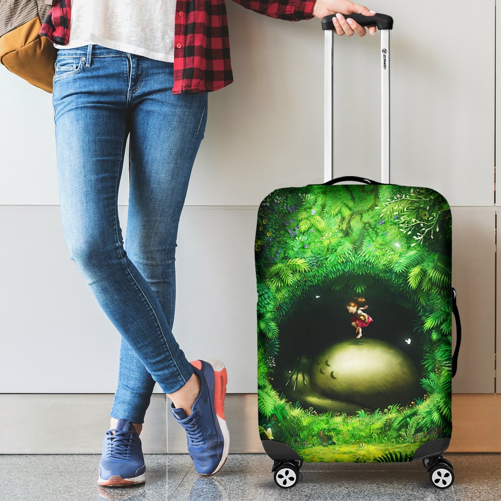 Totoro Sleep Luggage Cover Suitcase Protector Nearkii