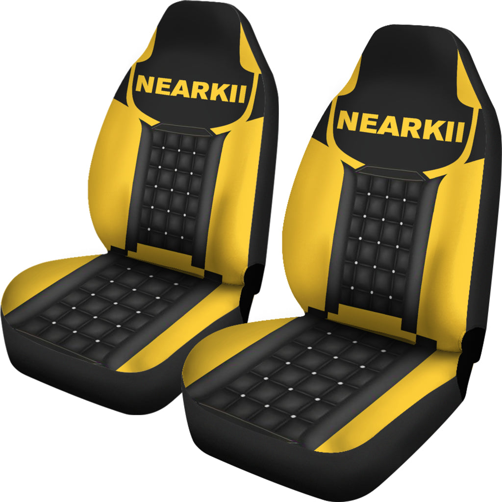 Nearkii Custom Logo Premium Custom Car Seat Covers Decor Protector Nearkii