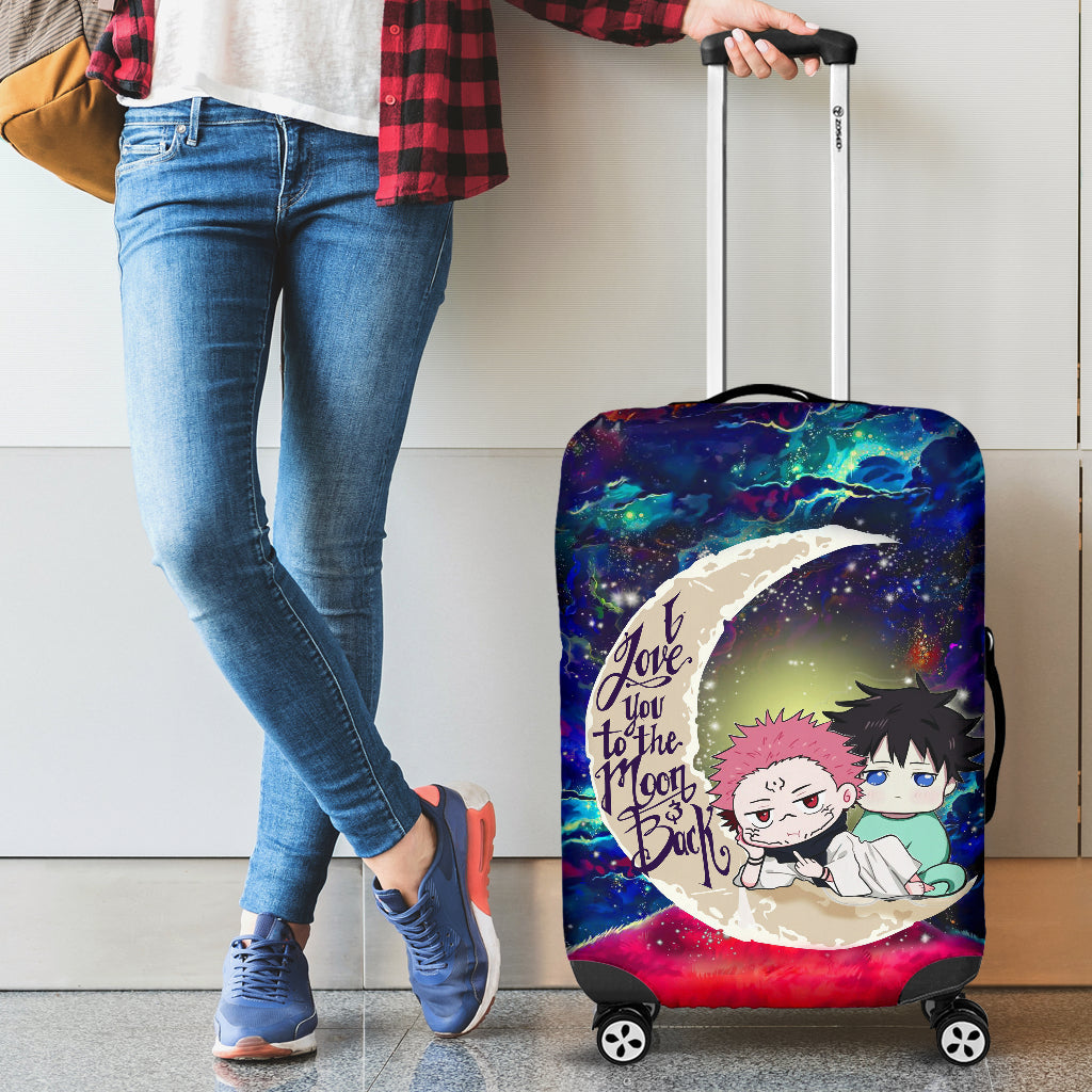 Jujutsu Kaisen Gojo Sakuna Anime Love You To The Moon Galaxy Luggage Cover Suitcase Protector Nearkii