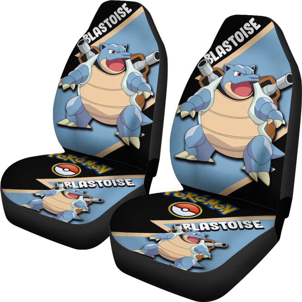 Blastoise Car Seat Covers Custom Anime Pokemon Car Accessories Nearkii