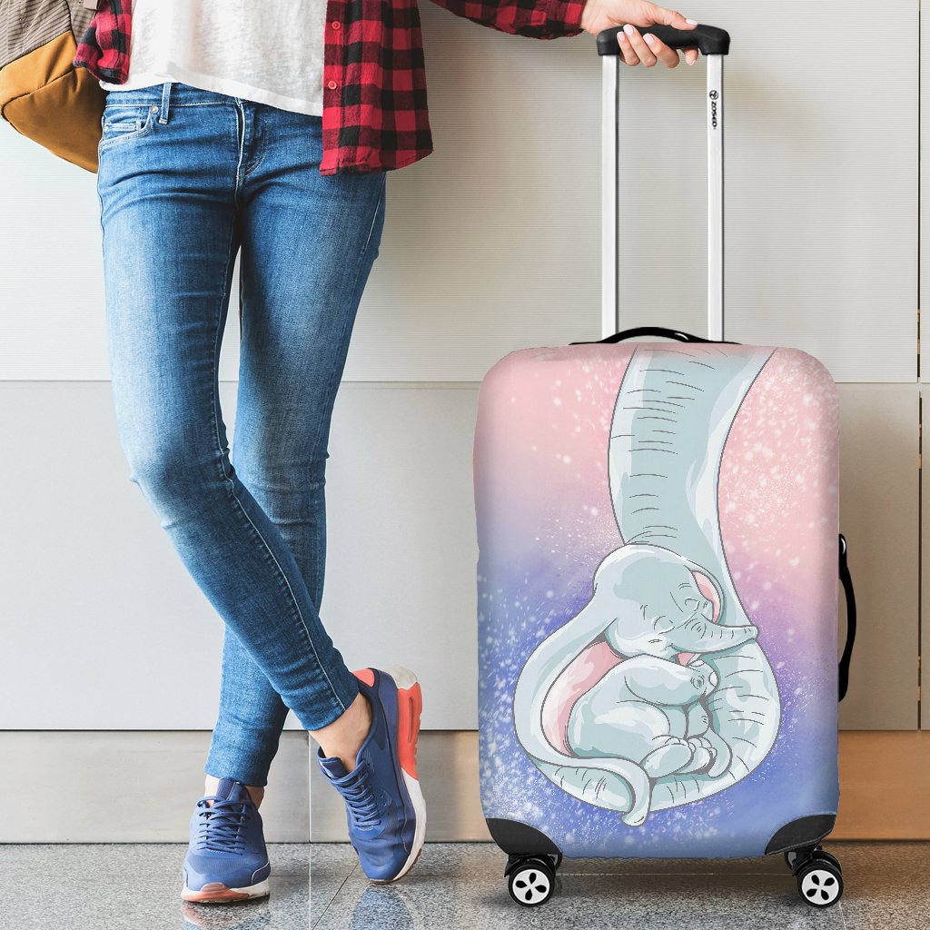 Elephant Sleep Travel Luggage Cover Suitcase Protector Nearkii