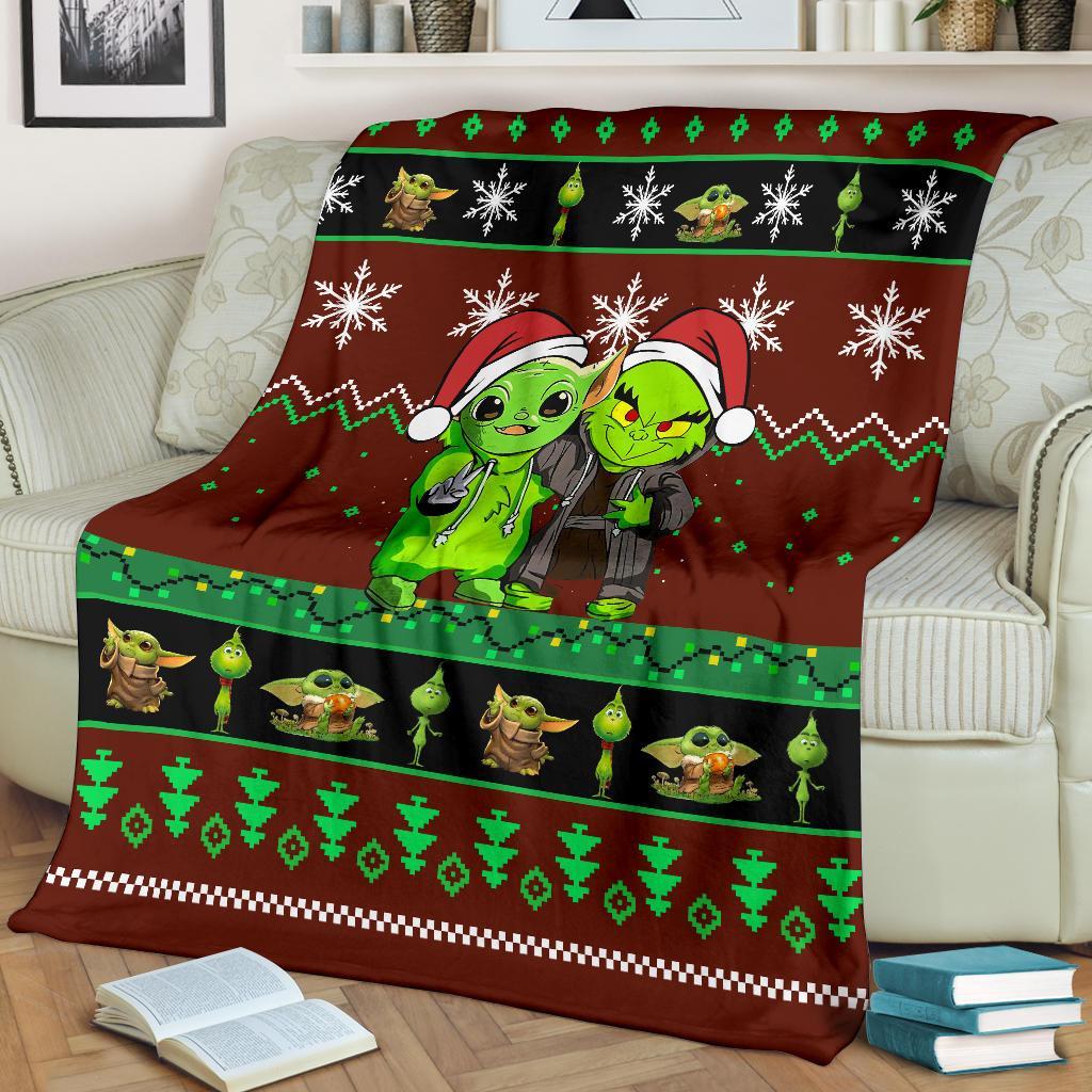 Grinch Christmas Blanket Amazing Gift Idea Nearkii