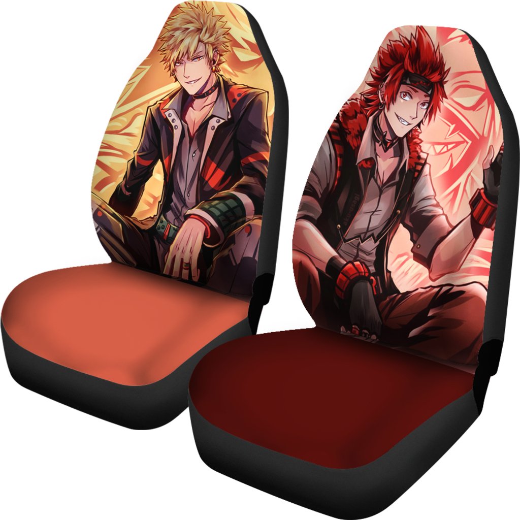 Kirishima And Bakugou Car Premium Custom Car Seat Covers Decor Protectors Nearkii