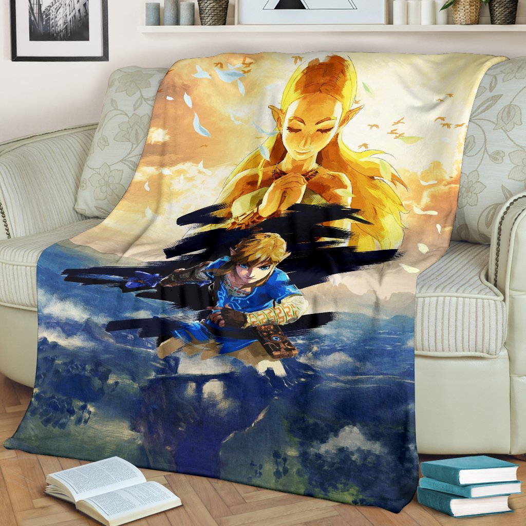 Legend Of Zelda Breath Of The Wild Premium Blanket Nearkii