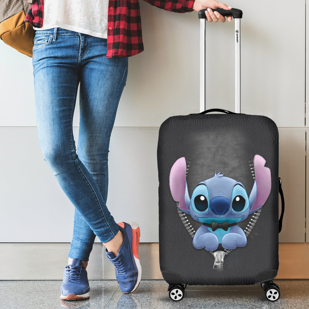 Stitch Wear Bow Zipper Luggage Cover Suitcase Protector Nearkii