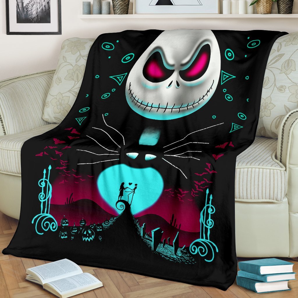 Jack Nightmare Before Christmas Premium Blanket 2 Nearkii