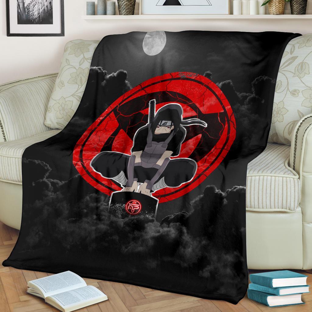 Itachi Anbu Sharingan Accessories Premium Custom Premium Blanket Nearkii