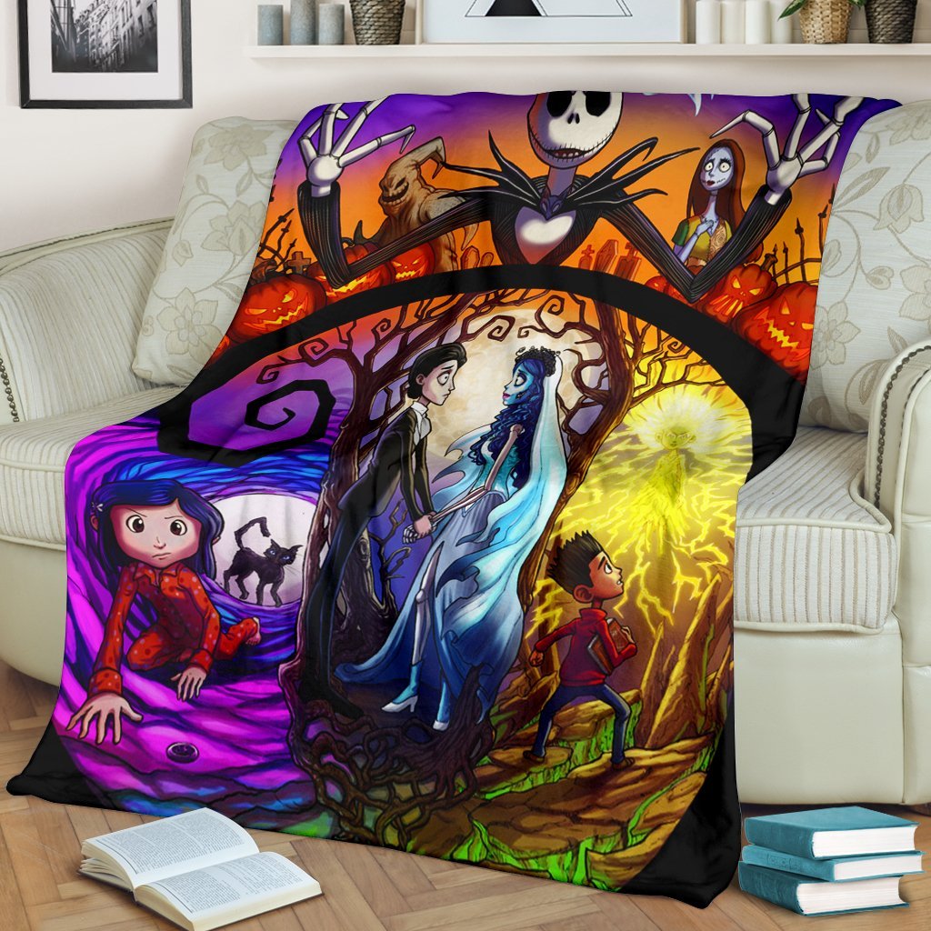 Nightmare Before Christmas Premium Blanket 2 Nearkii