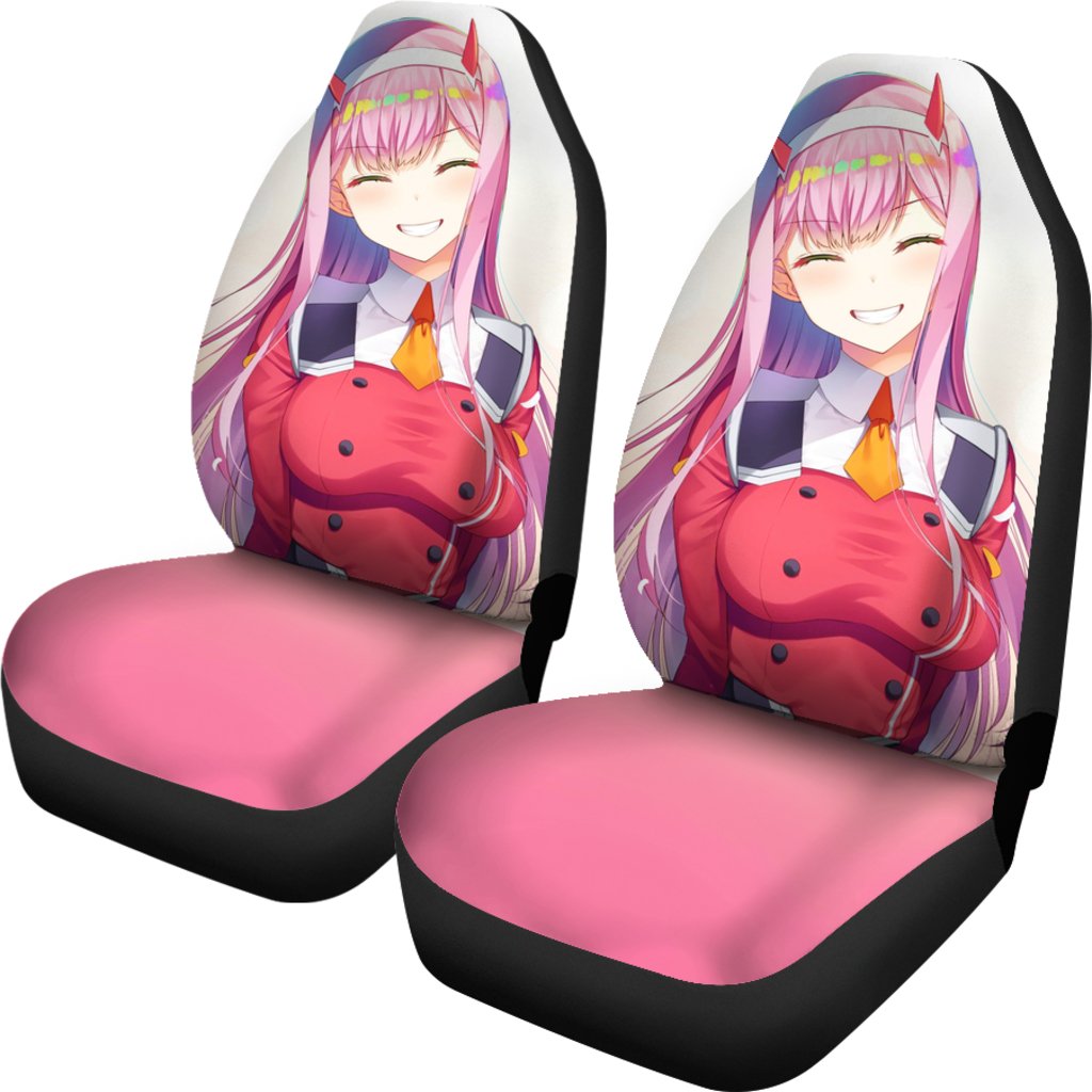 Zero Two Darling Car Premium Custom Car Seat Covers Decor Protectors Nearkii